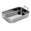 Le Creuset 3-Ply Stainless Steel Rectangular Roaster - 35cm