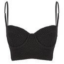 Wildfox Women's Crochet Mermaid Bustier Bikini - Black