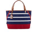 Lauren Ralph Lauren Women's Harboard Tote Bag - Bright Navy/Vanilla/Red
