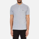 Lacoste Men's Classic Fit Marl Pique Polo Shirt - Silver Chine
