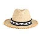 Maison Scotch Women's Straw Hat - Natural