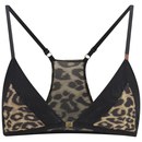 Love Stories Women's Racer Back Bra - Leopard