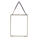 Nkuku Kiko Glass Frame - Antique Brass - Portrait 8" x 10" (20 x 25cm)