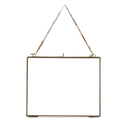 Nkuku Kiko Glass Frame - Antique Brass - Landscape 8" x 10" (20 x 25cm)