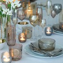 LSA Polka Metallics Wine Glasses - 400ml (Set of 4)