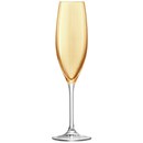 LSA Polka Champagne Flutes 225ml Metallics (Set of 4)