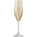 LSA Polka Champagne Flutes 225ml Metallics (Set of 4)
