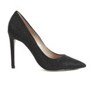 Steve Madden Women's Pizazz Multi Rhinestone Pointed Court Shoes - Black