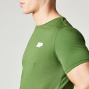 Myprotein Men's Longline Short Sleeve T-Shirt, Green