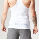 Myprotein Men's Longline Stringer Vest, White