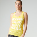 Women's Burnout Vest, Yellow