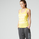 Women's Burnout Vest, Yellow