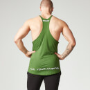 Débardeur Stringer Coupe Longue Homme, Vert