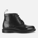 Dr. Martens Women's Emmeline Polished Smooth Leather 5-Eye Boots - Black