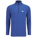 Men's Performance Long Sleeve 1/4 Zip Top - Blue Marl