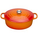 Le Creuset Signature Cast Iron Oval Casserole Dish - 27cm - Volcanic