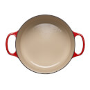 Le Creuset Signature Cast Iron Round Casserole Dish - 24cm - Cerise