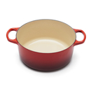 Le Creuset Signature Cast Iron Round Casserole Dish - 24cm - Cerise