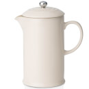 Le Creuset Stoneware Cafetiere Coffee Press - Almond