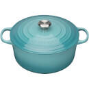 Le Creuset Signature Cast Iron Round Casserole Dish 20cm - Teal