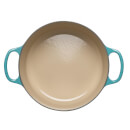 Le Creuset Signature Cast Iron Round Casserole Dish - 24cm - Teal