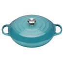 Le Creuset Signature Cast Iron Shallow Casserole Dish 30cm - Teal