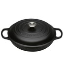 Le Creuset Signature Cast Iron Shallow Casserole Dish - 30cm - Satin Black