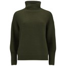 Folk Women's Dream Roll Neck Jumper - Military Green