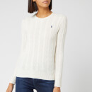 Polo Ralph Lauren Women's Julianna Classic Long Sleeve Sweater - Cream