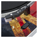 GPO Retro Jam 3-Speed Stand Alone Vinyl Turntable with Built-In Speakers - Union Jack
