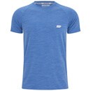 Myprotein Men's Performance Short Sleeve Top - Blue Marl - XXL - Blue