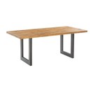 Reclaimed Teak and Wood Dining Table