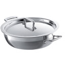 Le Creuset 3-Ply Stainless Steel Shallow Casserole Dish - 24cm