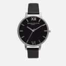 Olivia Burton Women's Midi Chrono Detail Watch - Black/Silver