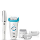 Braun 9-558 Silk-épil 9 Wet and Dry Cordless Epilator and Facial Epilator