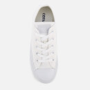 Converse Chuck Taylor All Star Ox Canvas Trainers - White Monochrome