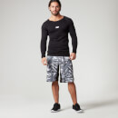 T shirt Myprotein Performance Homme à longues manches sans coutûres, Noir