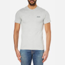 Barbour International Men's Small Logo T-Shirt - Grey Marl