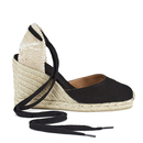 Castaner Women's Carina Wedged Espadrilles - Black