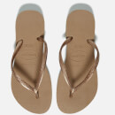 Havaianas Women's Slim Flip Flops - Rose Gold