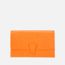 Aspinal of London Women's Classic Travel Wallet - Orange