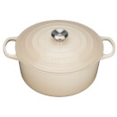 Le Creuset Signature Cast Iron Round Casserole Dish - 28cm - Almond