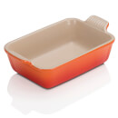 Le Creuset Stoneware Small Heritage Rectangular Roasting Dish 19cm - Volcanic