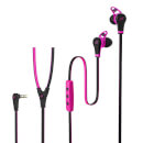 SMS Street Sport In Ear Wired Headphones with Mic & Remote - Pink