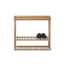 Wireworks Hello Storage Console Table - Oak