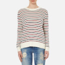 Samsoe & Samsoe Women's Mallie O Neck Striped Jumper - Breton Beet