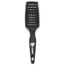 Kent Pure Bristle and Nylon Mix Hairbrush - Black