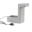 Concrete Desk Blok Lamp