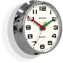 Newgate Brixton Wall Clock - Chrome