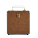 GPO Retro Portable Carry Case for 7-Inch Vinyl Records - Brown